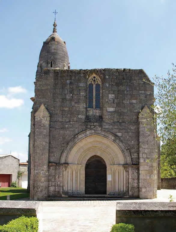 Eglise Saint-André, façade occidentale - Pellegrue Eglise Saint-André, façade occidentale - Pellegrue