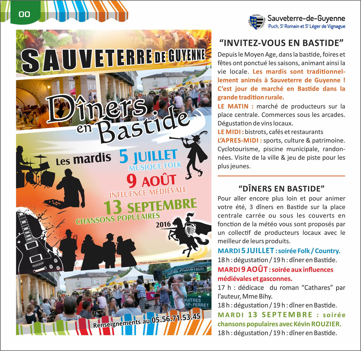 Dîners en Bastide - Sauveterre-de-Guyenne - Bastide Gironde Dîners en Bastide - Sauveterre-de-Guyenne - Bastide Gironde
